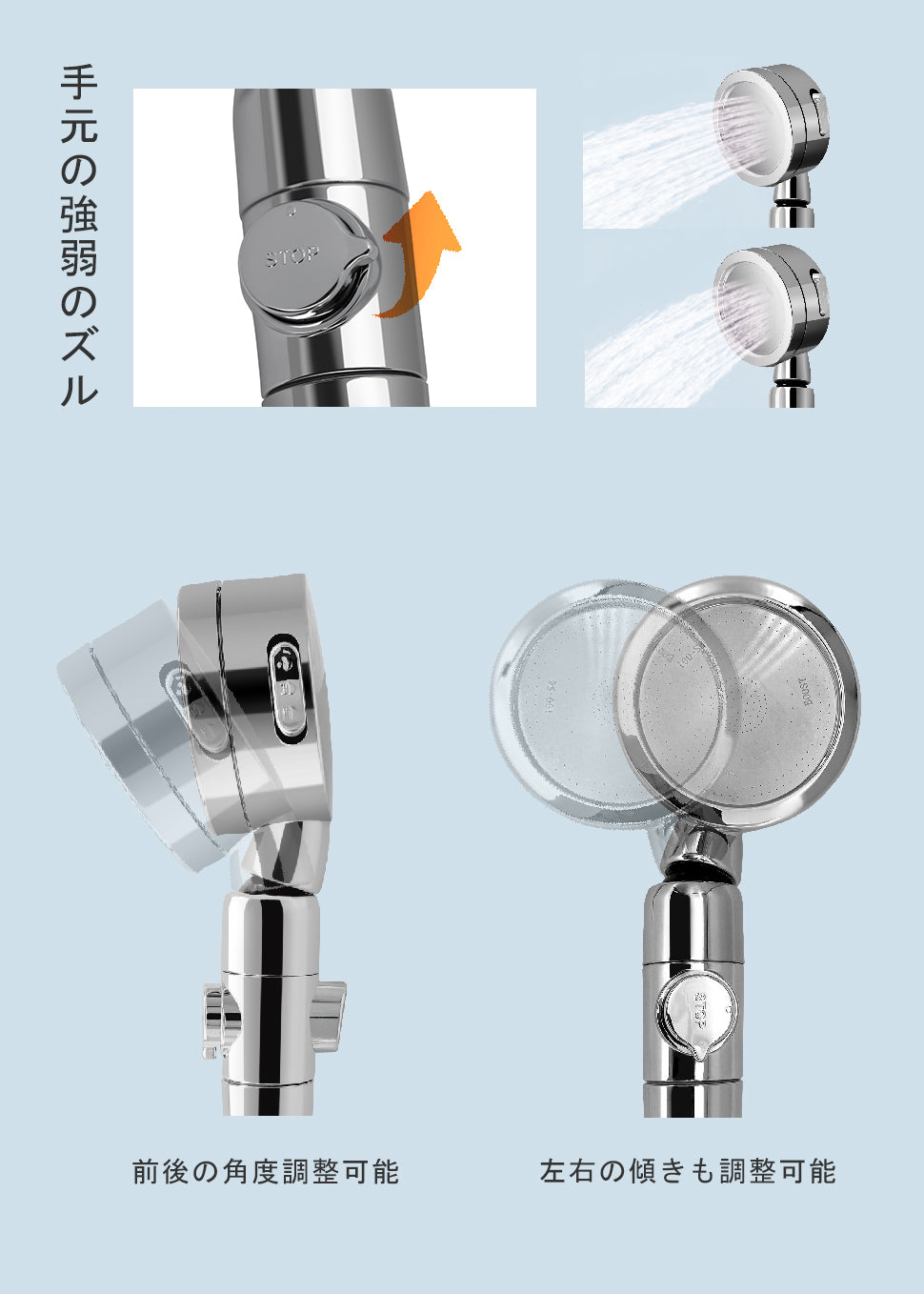最新 シャワーヘッド 軽量化 極細水流 超節水 脱塩素 国際基準G1/2アダプター付 髪サラサラ 美容